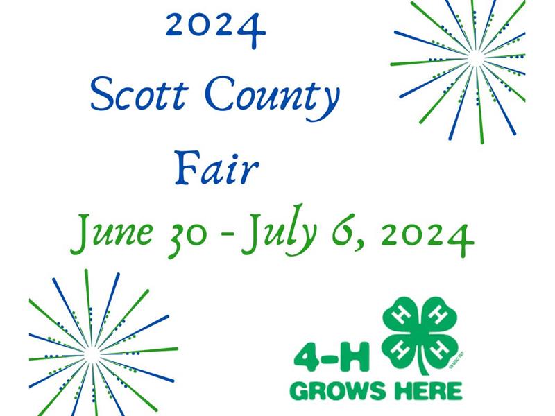 Logo for 2024 Scott County Fair